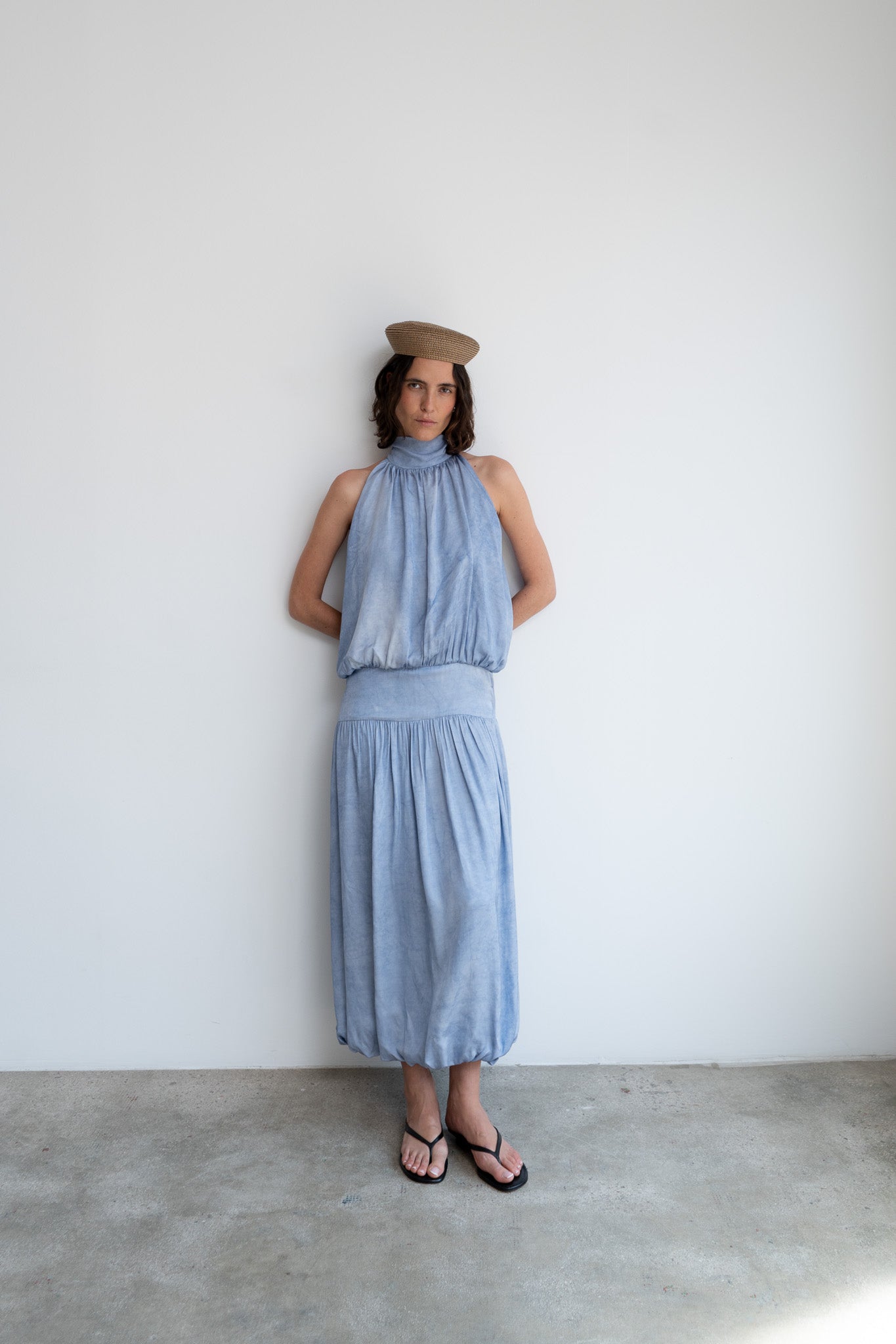 Vestido Camille Celeste Blue