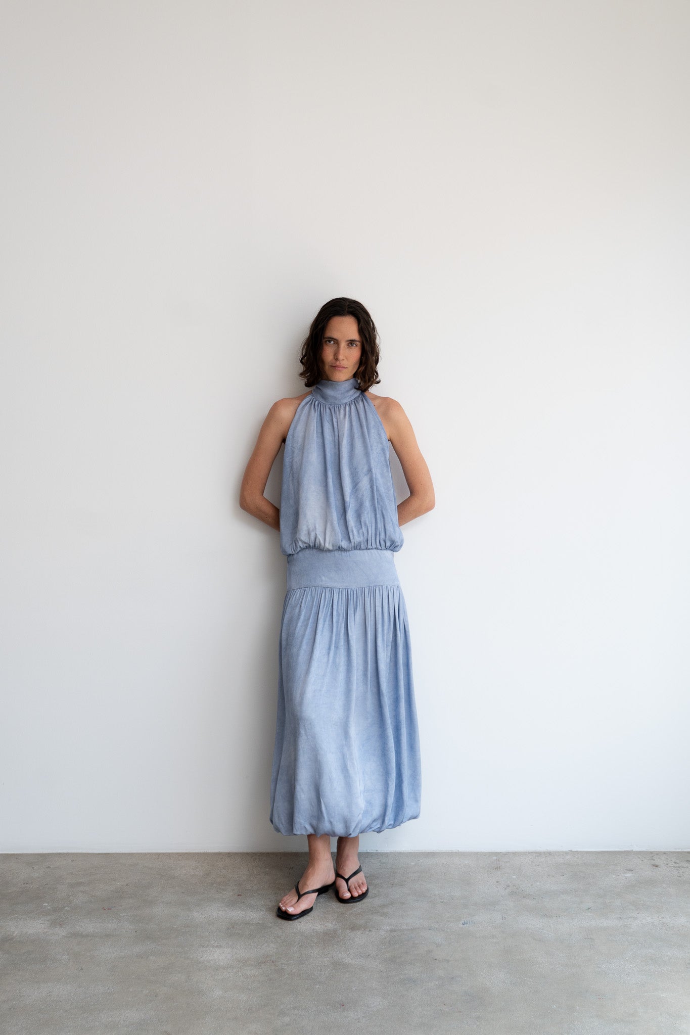 Vestido Camille Celeste Blue