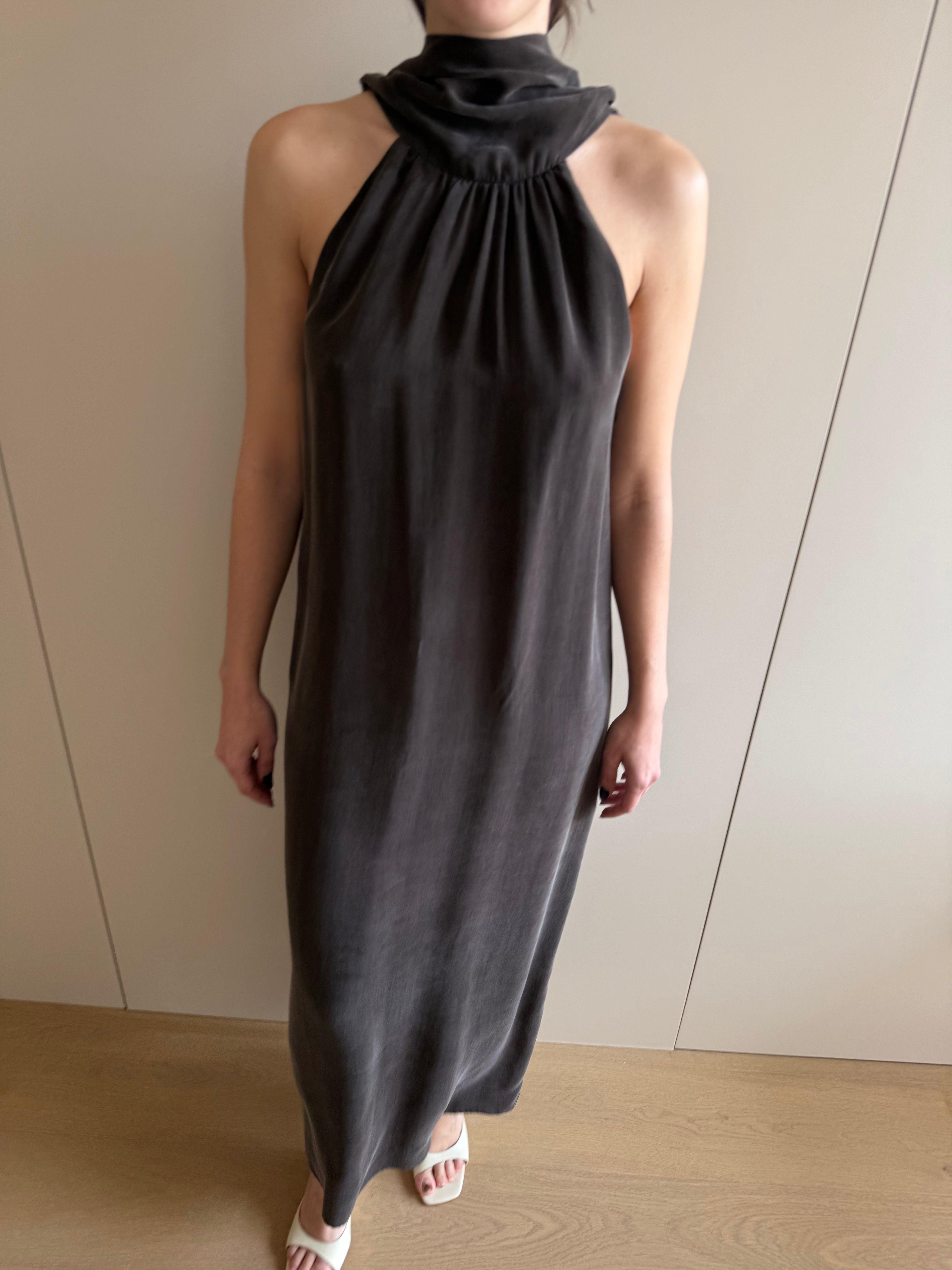 Vestido Emilie Cupro Chocolate