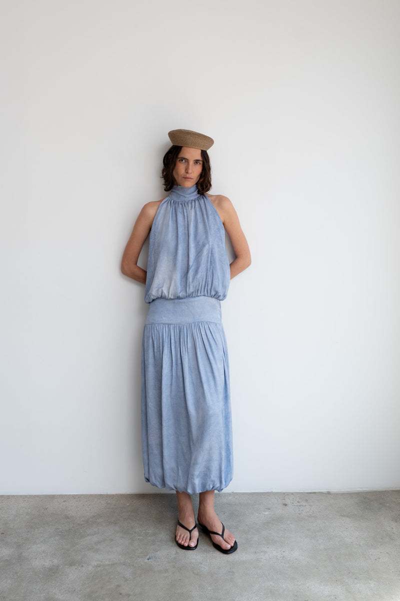 Vestido Camille Celeste Blue