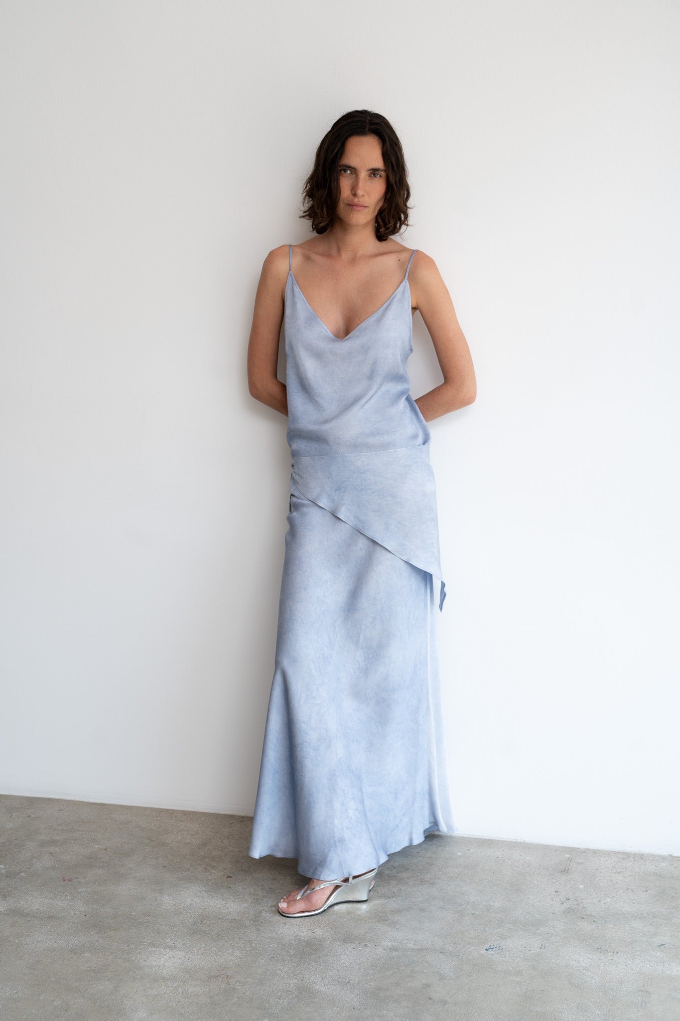 Falda Letto Celeste Blue