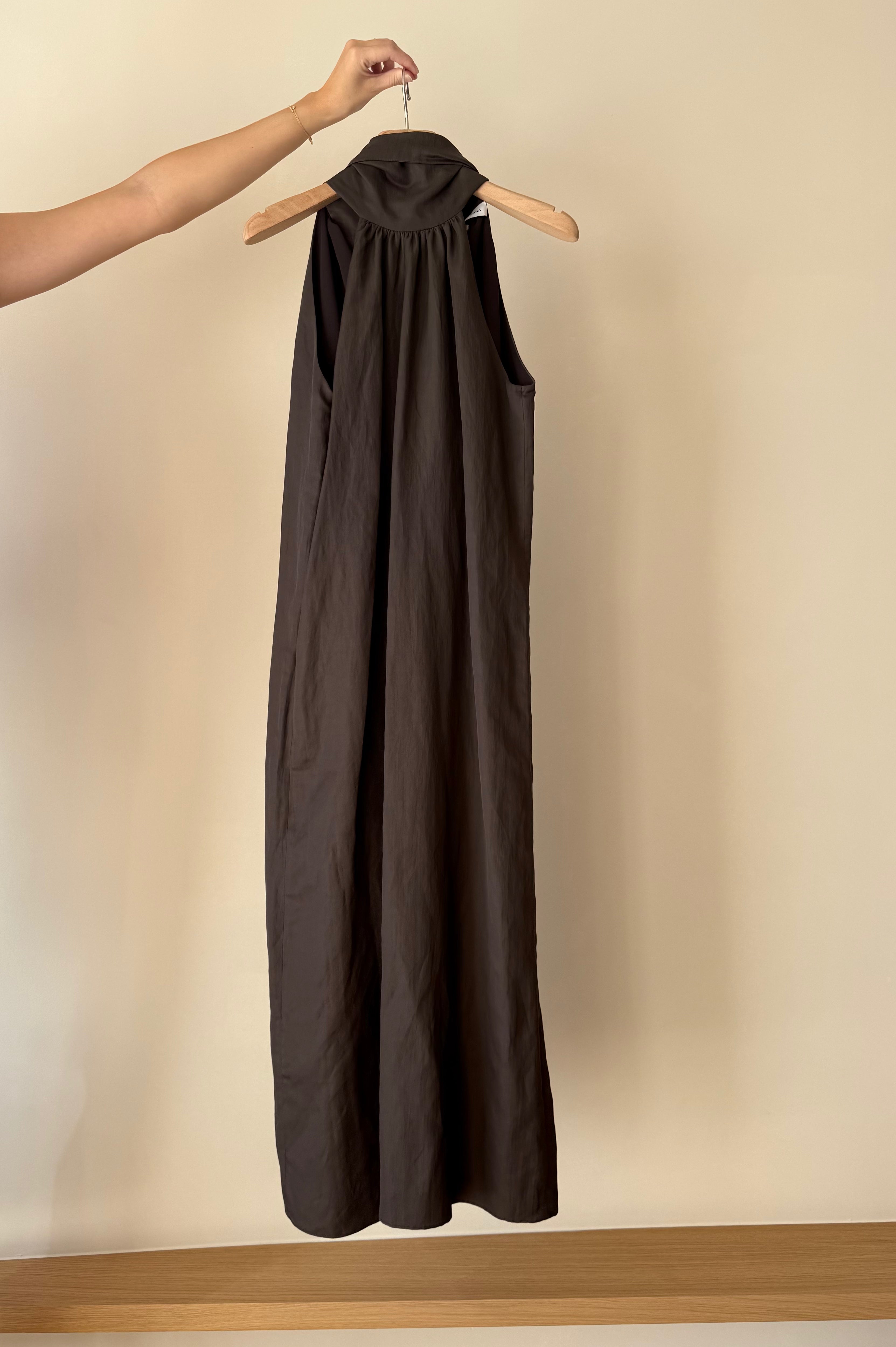 Vestido Emilie Chocolate Linen