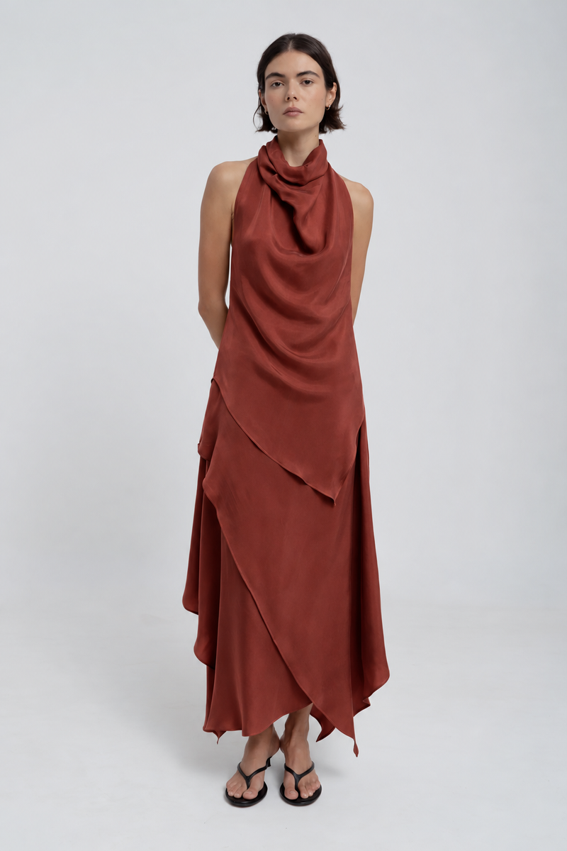 Vestido Sia Cupro